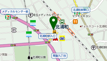 やきとりひびき 北浦和駅前西口店の地図画像