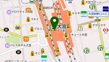 harvest deli produced by QUEEN's ISETAN(ハーベスト デリ プロデュースド バイ クイーンズ イセタン) ルミネ大宮店の地図画像