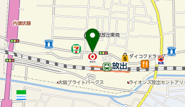 じゃんぼ総本店放出駅前店の地図画像