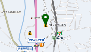 じゃんぼ総本店 イオンタウン川西店の地図画像