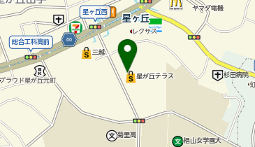 アレックスコンフォート 星が丘テラス店の地図画像