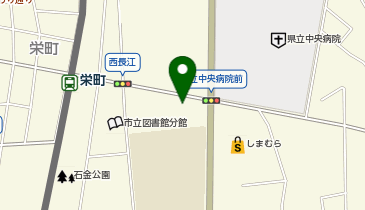 おたからや 県立中央病院前店の地図画像