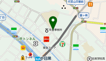 麻布笄軒(アザブコウガイケン) 中目黒店の地図画像