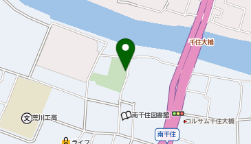 天王公園の地図画像