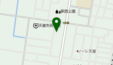 ヤマザワ調剤薬局 天童市民病院前店の地図画像