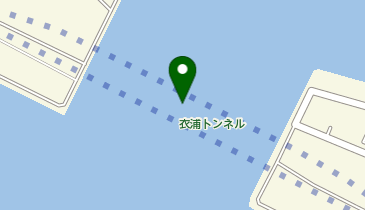 衣浦トンネルの地図画像