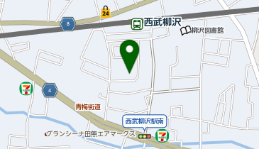 柳沢せせらぎ公園の地図画像
