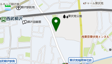 東伏見公園の地図画像