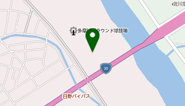 多摩川グラウンドの地図画像