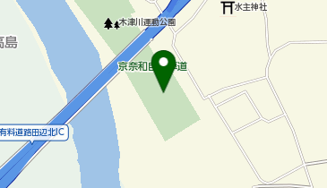 木津川河川敷運動広場の地図画像