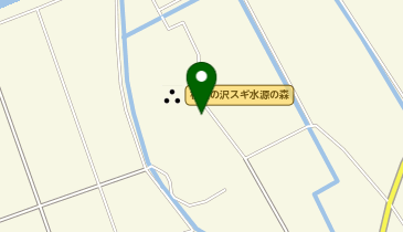 天然記念物 杉沢の沢スギの地図画像