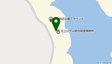 四十四田ダムの地図画像