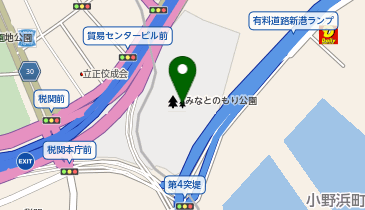 小野浜公園の地図画像