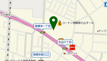 キッズランド 相模原小山店の地図画像