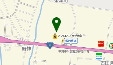 キッズランド 敦賀店の地図画像