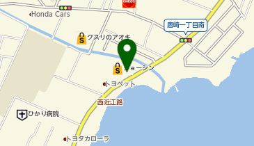 キッズランド 西大津店の地図画像