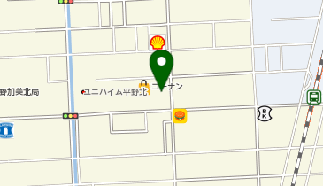 キッズランド 平野加美店の地図画像