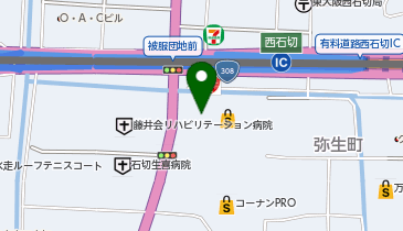 キッズランド 新石切店の地図画像