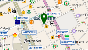 キッズランド 三宮1ばん館の地図画像