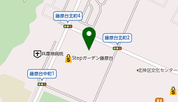 キッズランド 藤原台店の地図画像