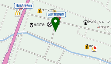 キッズランド 社店の地図画像