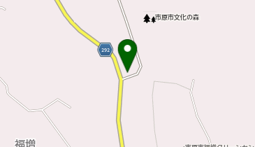 市原市文化の森の地図画像