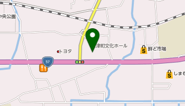 大津町生涯学習センターの地図画像