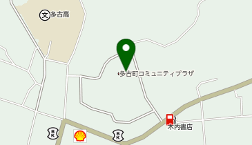 多古町コミュニティプラザの地図画像
