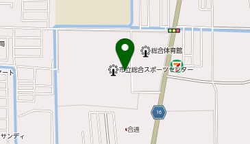 高槻市総合スポーツセンターの地図画像