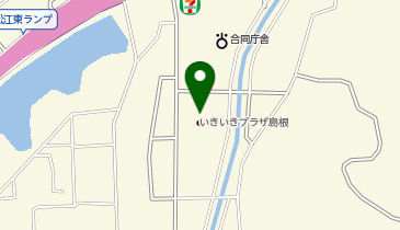 島根県聴覚障害者情報センターの地図画像