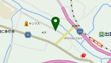 奥出雲町立 町民体育館の地図画像