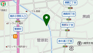 在日本大韓民国民団福岡県八幡支部の地図画像