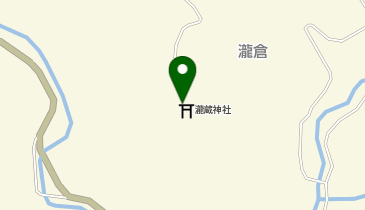 瀧蔵神社の地図画像