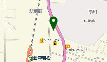 乃が美はなれ 会津若松販売店の地図画像