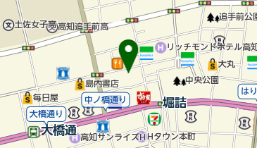 ウルトラマンワールドM78 高知アベニュー店の地図画像