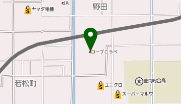 たこ焼き・お好み焼き翁(株式会社翁) コープデイズ豊岡店の地図画像