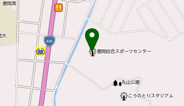 豊岡総合スポーツセンター 陸上競技場の地図画像