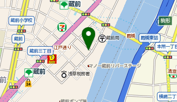 ex.flower shop & laboratory KURAMAE(イクス フラワー ショップ アンド ラバトリー クラマエ)の地図画像