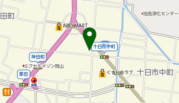 岡山食品容器株式会社 物流センターの地図画像