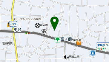 尾久八幡神社の地図画像