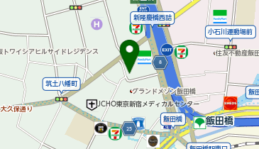 TKPホテル&リゾート 飯田橋トーハンセミナーハウスの地図画像