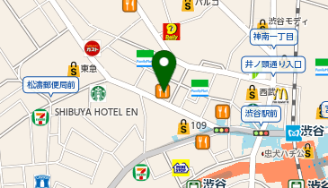 渋谷ゆきざきの地図画像