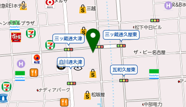 名古屋ゆきざき本店の地図画像