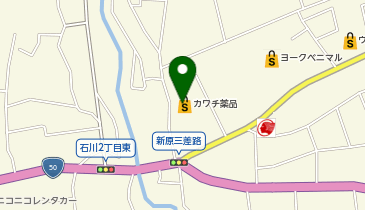 茨城日産自動車株式会社 水戸新原店の地図画像