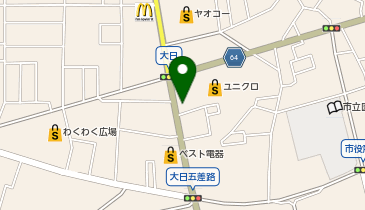 餃子の雪松 四街道店の地図画像