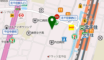 純生食パン工房HARE/PAN(ハレ パン) 北千住店の地図画像