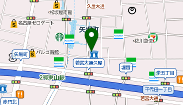 パンパンチュチュ 名古屋の地図画像