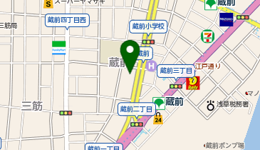 喫茶 半月の地図画像