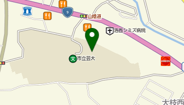 京都芸大附属芸術資源研究センターの地図画像