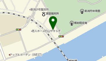 新潟市立乳児院 はるかぜの地図画像